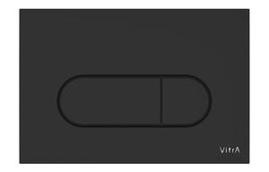 VitrA Loop Round Flush Plate - Matt Black